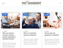 Tablet Screenshot of painmanagementexperts.com